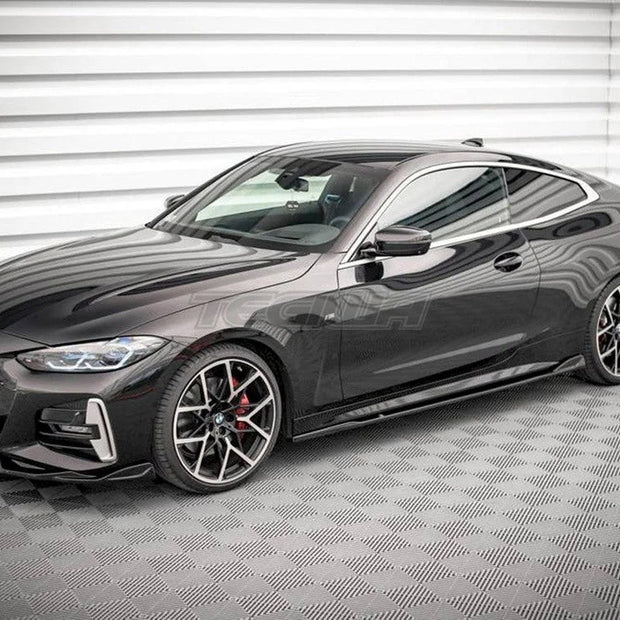 Maxton Design Side Skirts Diffusers V.2 BMW 4-Series M-pack G22 2020-