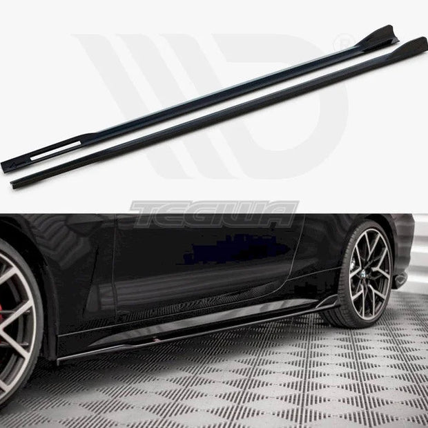 Maxton Design Side Skirts Diffusers V.2 BMW 4-Series M-pack G22 2020-