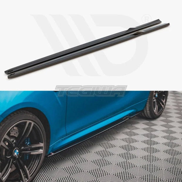 Maxton Design Side Skirts Diffusers V.2 BMW M2 F87 16-20