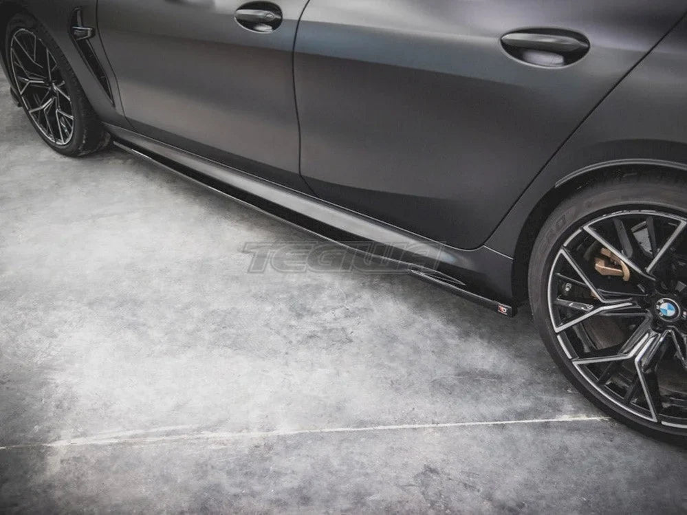 Maxton Design Side Skirts Diffusers V.2 BMW M8 Gran Coupe F93 2019-
