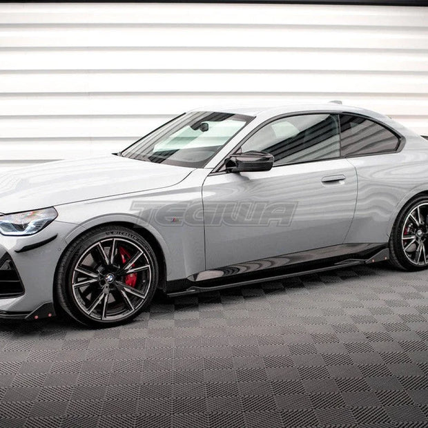 Maxton Design Side Skirts Diffusers V.2 + Flaps BMW 2-Series Coupe M-Pack M240i G42
