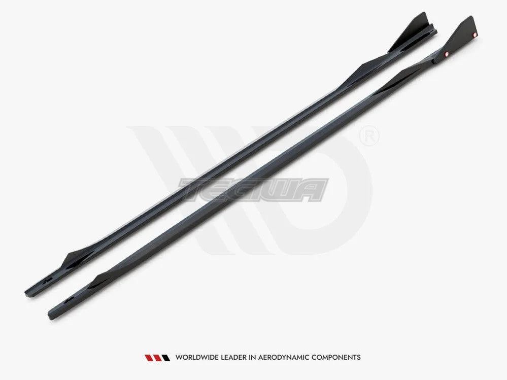 Maxton Design Side Skirts Diffusers V.2 + Flaps BMW 2-Series Coupe M-Pack M240i G42