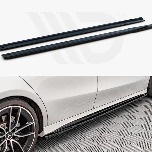 Maxton Design Side Skirts Diffusers V.2 Mercedes A35 AMG V177 W177 2018-
