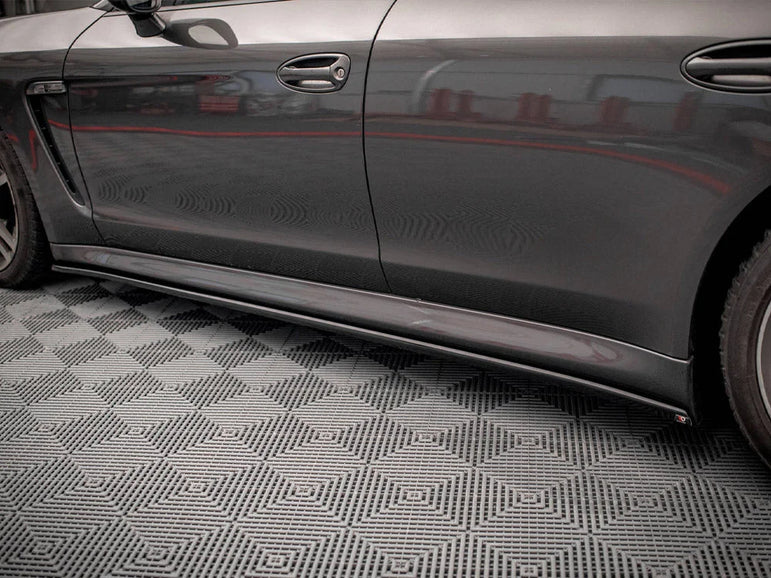 Maxton Design Side Skirts Diffusers V.2 Porsche Panamera Panamera Diesel Panamera Turbo 970