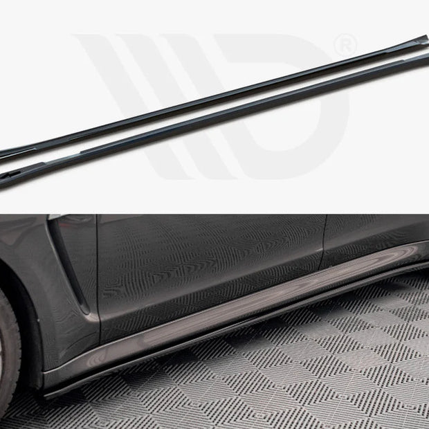 Maxton Design Side Skirts Diffusers V.2 Porsche Panamera Panamera Diesel Panamera Turbo 970