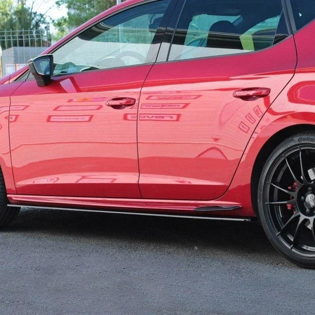 Maxton Design Side Skirts Diffusers V.2 Seat Leon MK 3.5 Cupra