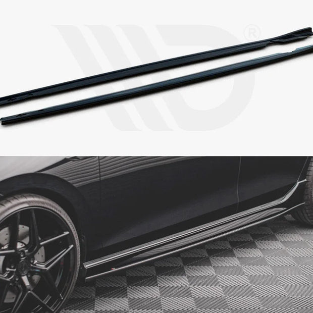 Maxton Design Side Skirts Diffusers V.2 Volkswagen Golf R MK8 20-