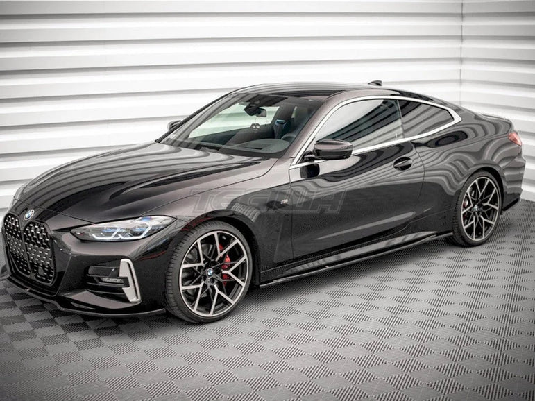 Maxton Design Side Skirts Diffusers V.3 BMW 4-Series M-pack G22 2020-