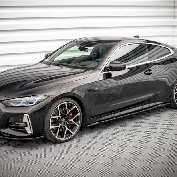 Maxton Design Side Skirts Diffusers V.3 BMW 4-Series M-pack G22 2020-