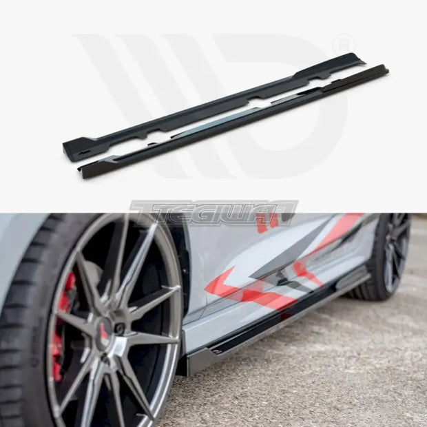 Maxton Design Side Skirts Diffusers V.3 Ford Fiesta MK8 ST ST-Line