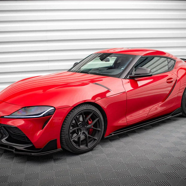 Maxton Design Side Skirts Diffusers V.3 Toyota Supra MK5 2019-