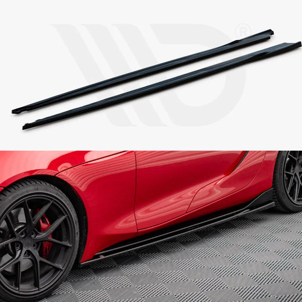 Maxton Design Side Skirts Diffusers V.3 Toyota Supra MK5 2019-