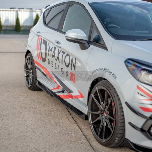Maxton Design Side Skirts Diffusers V.4 Ford Fiesta MK8 ST ST-Line