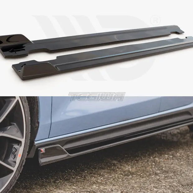 Maxton Design Side Skirts Diffusers V.5 Hyundai I30 N MK3 FL Hatchback Fastback 2017-