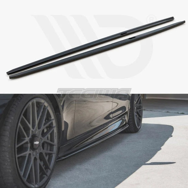 Maxton Design Side Skirts Diffusers V2 BMW 5-Series F10 F11 M-pack 08-17