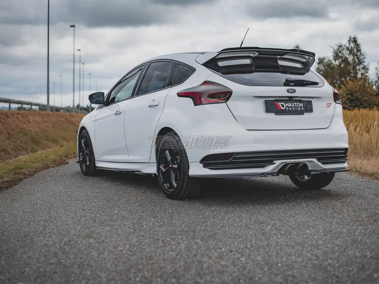 Maxton Design Side Skirts Diffusers V2 Ford Focus ST & RS MK3 16-18