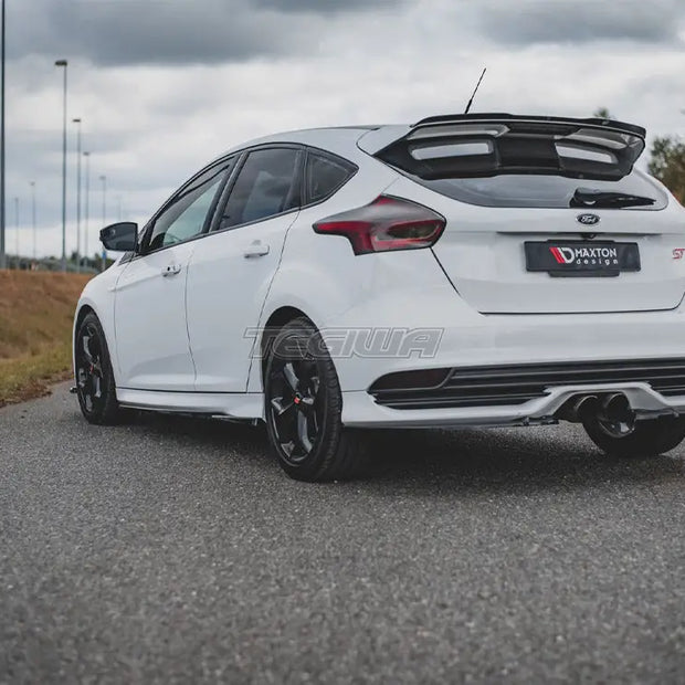 Maxton Design Side Skirts Diffusers V2 Ford Focus ST & RS MK3 16-18
