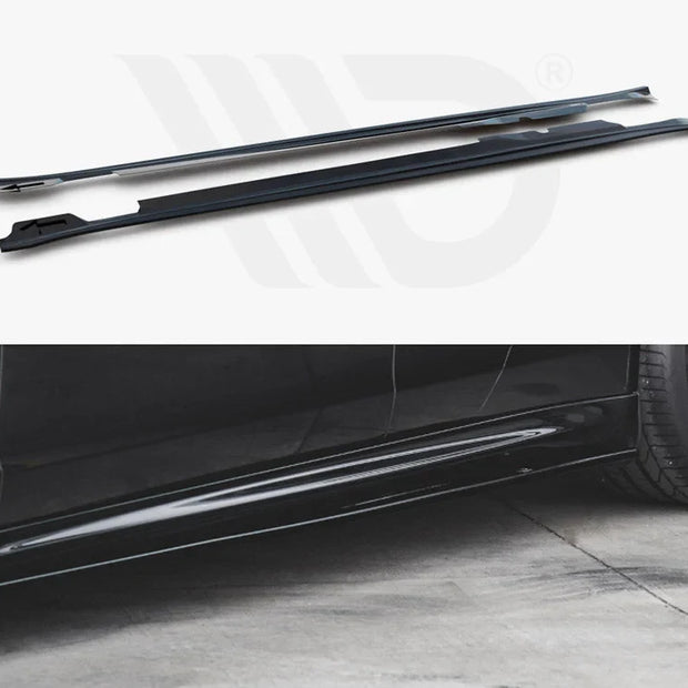 Maxton Design Side Skirts Diffusers V2 Porsche Panamera Turbo 970 Facelift 13-16