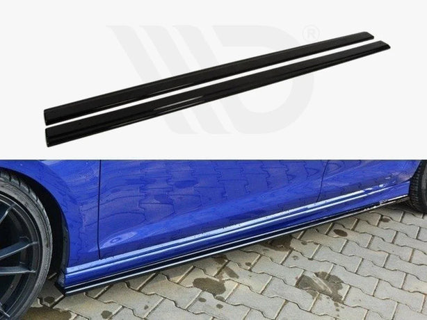 Maxton Design Side Skirts Diffusers Volkswagen Golf MK7 R Hatchback & Estate 13-16