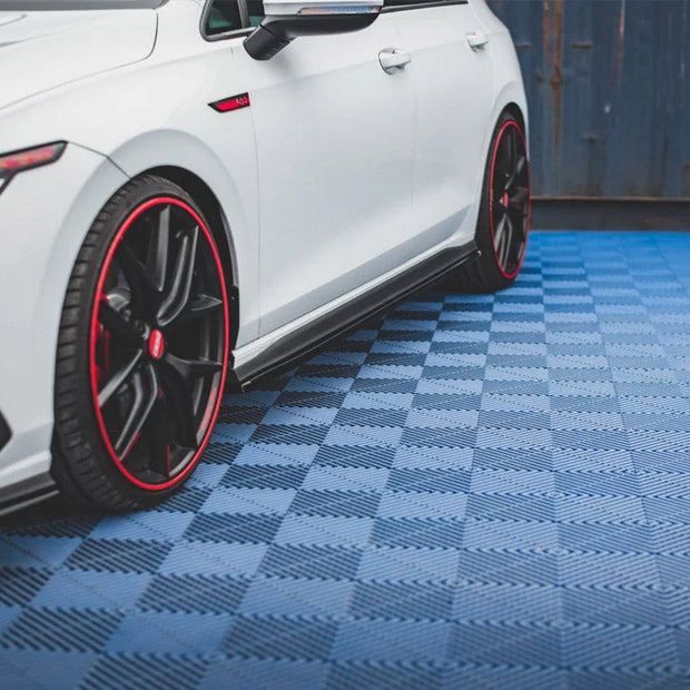 Maxton Design Side Skirts Diffusers Volkswagen Golf MK8 GTI GTI Clubsport R-line 20-