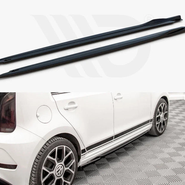 Maxton Design Side Skirts Diffusers Volkswagen UP GTI 2018-