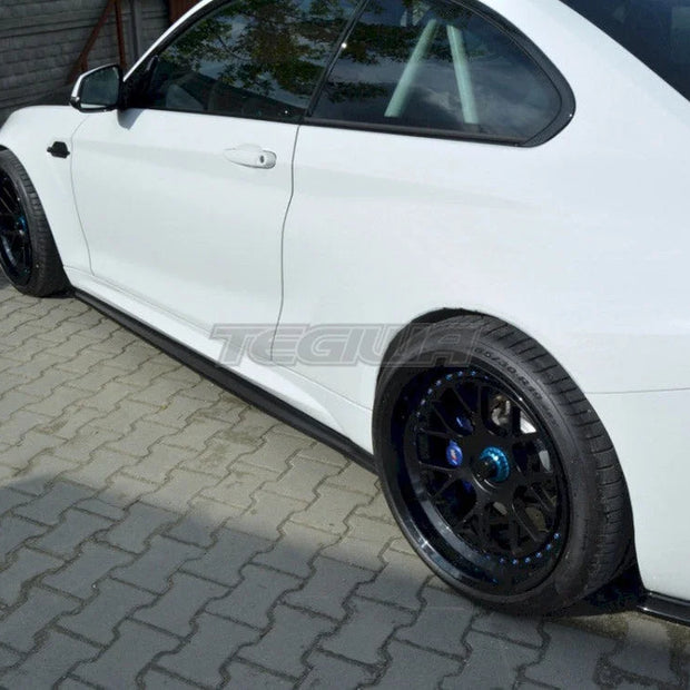 Maxton Design Side Skirts Splitters BMW M2 F87 2016-