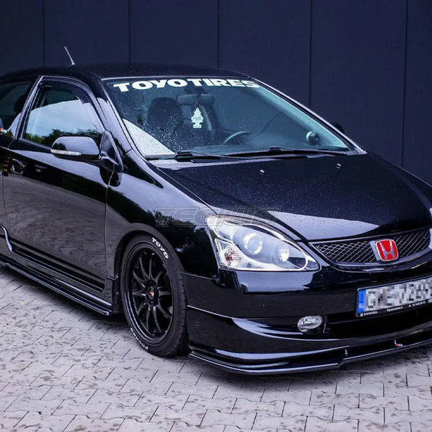Maxton Design Side Skirts Splitters Honda Civic EP3 MK7 Type-r s Facelift 03-06