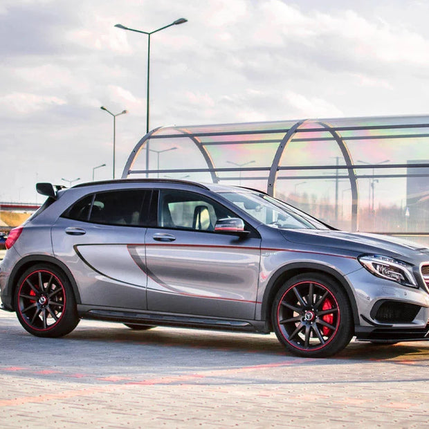 Maxton Design Side Skirts Splitters Mercedes-benz GLA 45 AMG SUV X156 Pre-facelift 14-17