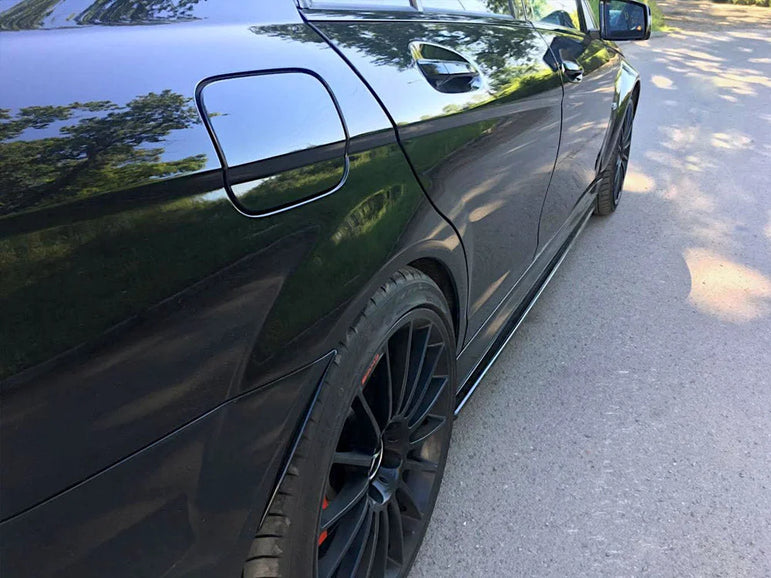Maxton Design Side Skirts Splitters Mercedes C-class W204 C63 AMG Facelift 11-14