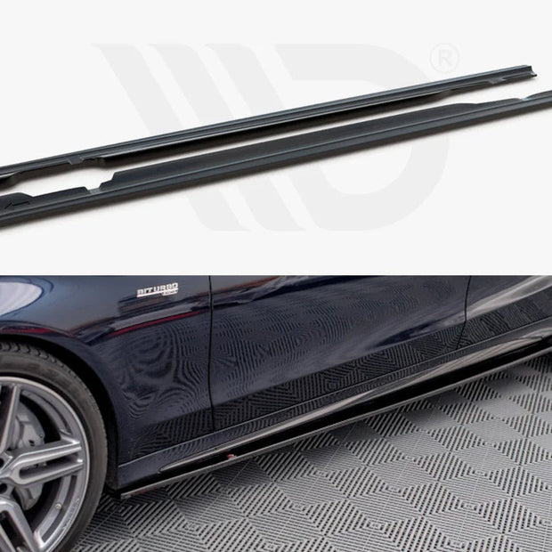 Maxton Design Side Skirts Splitters Mercedes C43 AMG W205 Sedan Estate 16-18