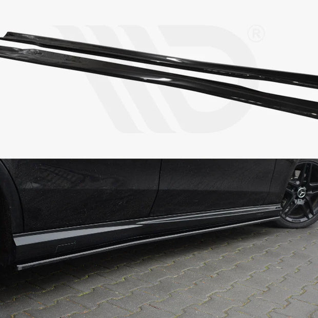 Maxton Design Side Skirts Splitters Mercedes E-class 212 63 AMG 09-12
