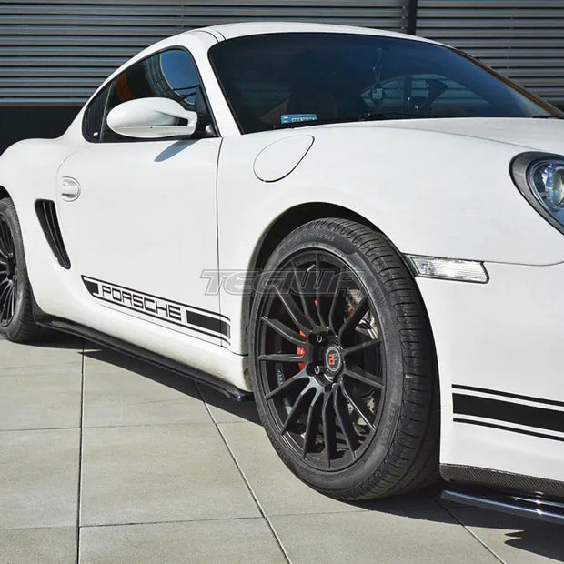 Maxton Design Side Skirts Splitters Porsche Cayman S 987C 2006-09