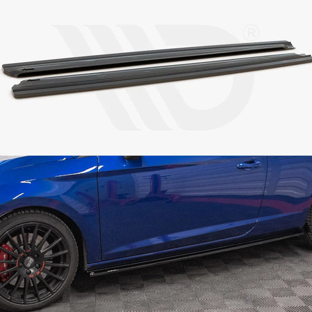 Maxton Design Side Skirts Splitters Seat Leon Cupra FR SC MK3 Facelift 01-19