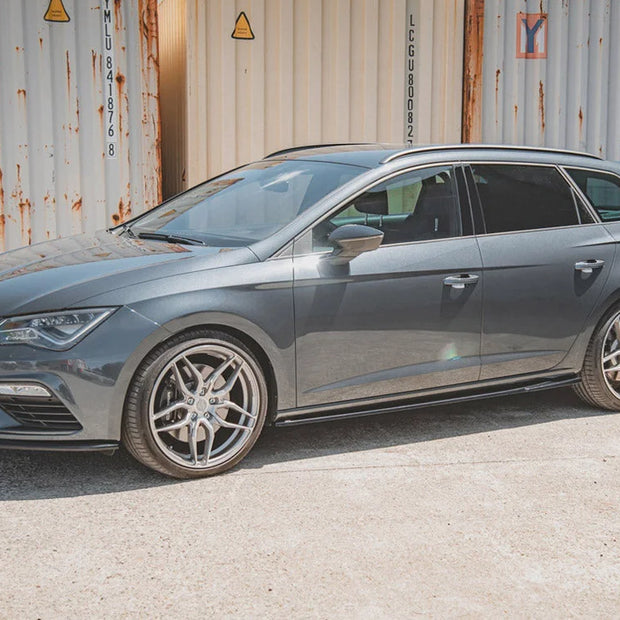 Maxton Design Side Skirts Splitters V5 Seat Leon Cupra FR MK3 Facelift 17-19