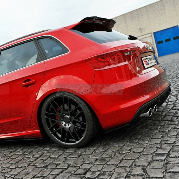Maxton Design Spoiler CAP Audi S3 A3 S-line 8V 8V FL Hatchback Sportback 13-20
