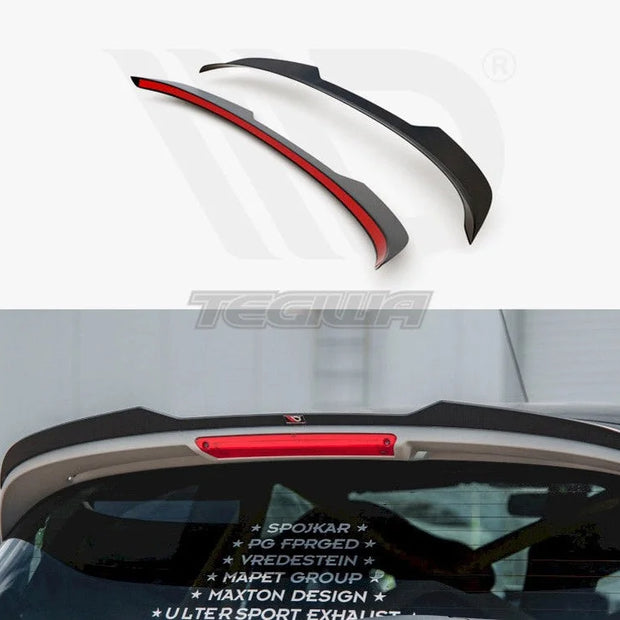 Maxton Design Spoiler CAP Ford Fiesta MK7.5 ST Black And White Edition 13-17