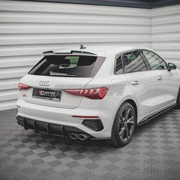 Maxton Design Spoiler CAP V.1 Audi RS3 S3 A3 S-line Sportback 8Y 2020-