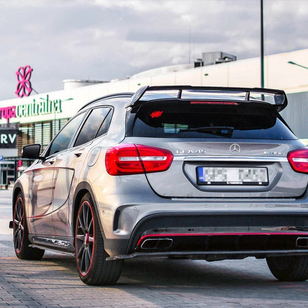 Maxton Design Spoiler Extension CAP Mercedes-benz GLA 45 AMG SUV X156 Pre-facelift 14-17
