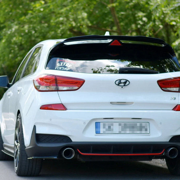 Maxton Design Spoiler Extension Hyundai I30 MK3 N 01-20