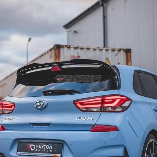 Maxton Design Spoiler Extension V2 Hyundai I30 N MK3 FL Hatchback 2017-