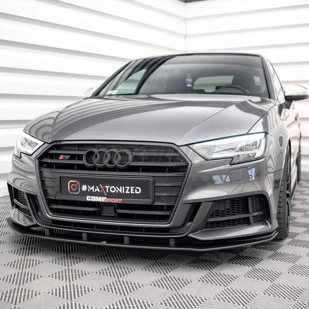 Maxton Design Street PRO Front Splitter Audi S3 Sportback 8V Facelift