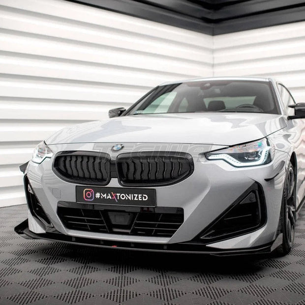 Maxton Design Street PRO Front Splitter + Flaps BMW 2-Series Coupe M-Pack M240i G42