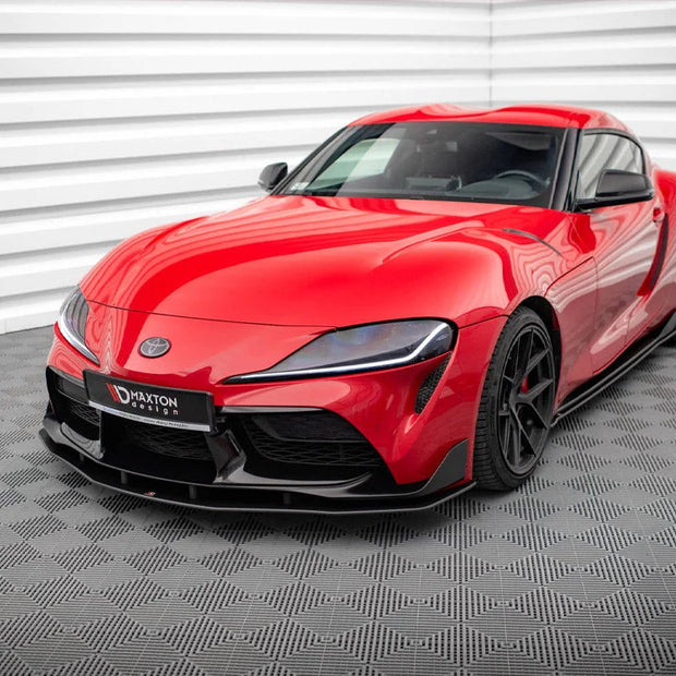 Maxton Design Street PRO Front Splitter Toyota Supra MK5 2019-