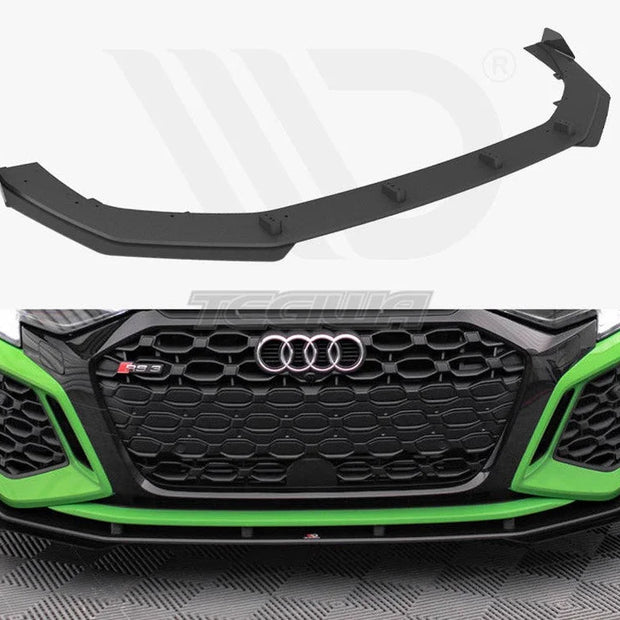Maxton Design Street PRO Front Splitter V.1 +flaps Audi RS3 8Y 2020-