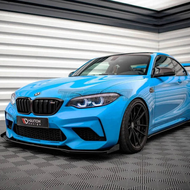 Maxton Design Street PRO Front Splitter V.1 +flaps BMW M2 Competition F87 16-20