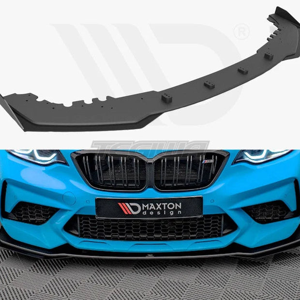 Maxton Design Street PRO Front Splitter V.1 +flaps BMW M2 Competition F87 16-20