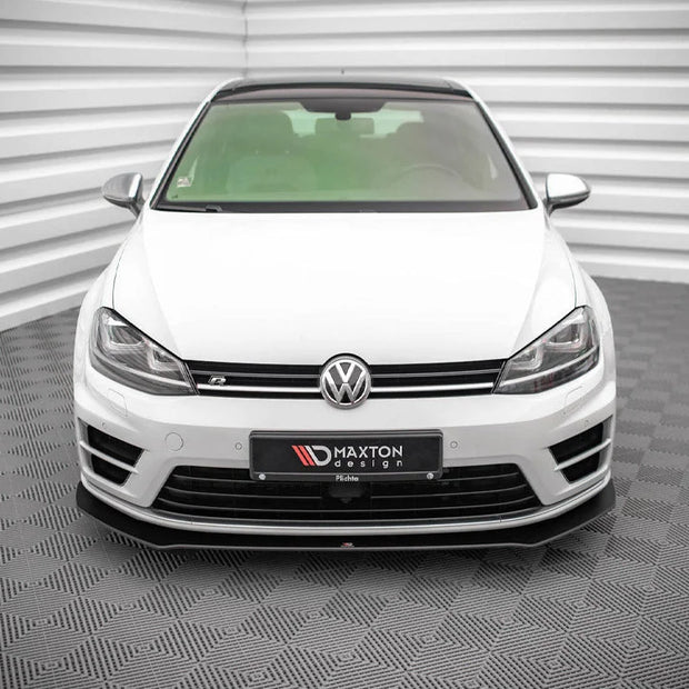 Maxton Design Street PRO Front Splitter V.1 Volkswagen Golf R MK7 13-16