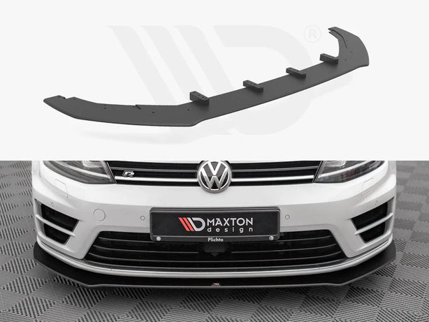 Maxton Design Street PRO Front Splitter V.1 Volkswagen Golf R MK7 13-16