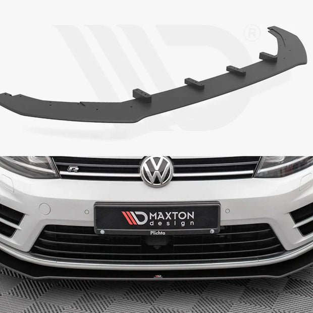 Maxton Design Street PRO Front Splitter V.1 Volkswagen Golf R MK7 13-16