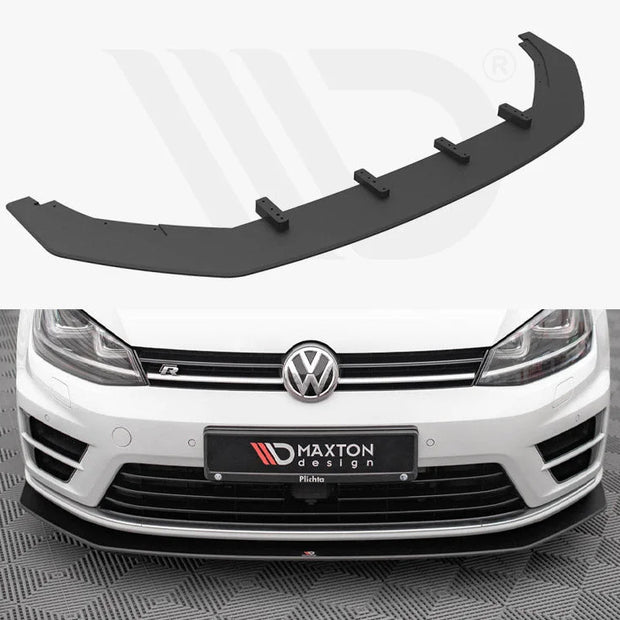 Maxton Design Street PRO Front Splitter V.2 Volkswagen Golf R MK7 13-16